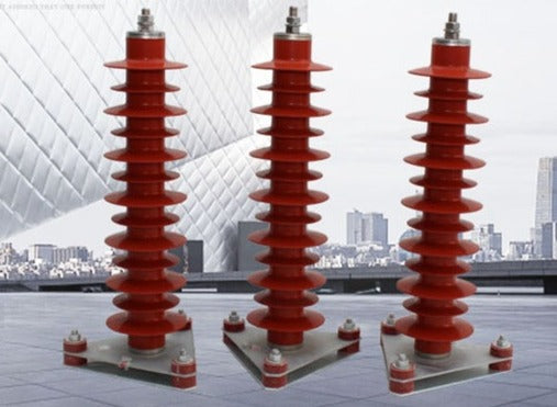 SG 35KV composite silicone power station type zinc oxide arrester HY5WZ-51/134 round base arrester TPC
