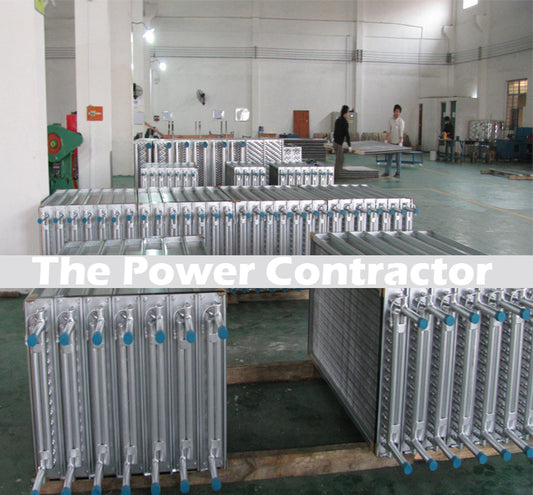 Industrial water air conditioner heat exchanger surface cooler fan dry cooler copper tube aluminum finned coil non-standard
