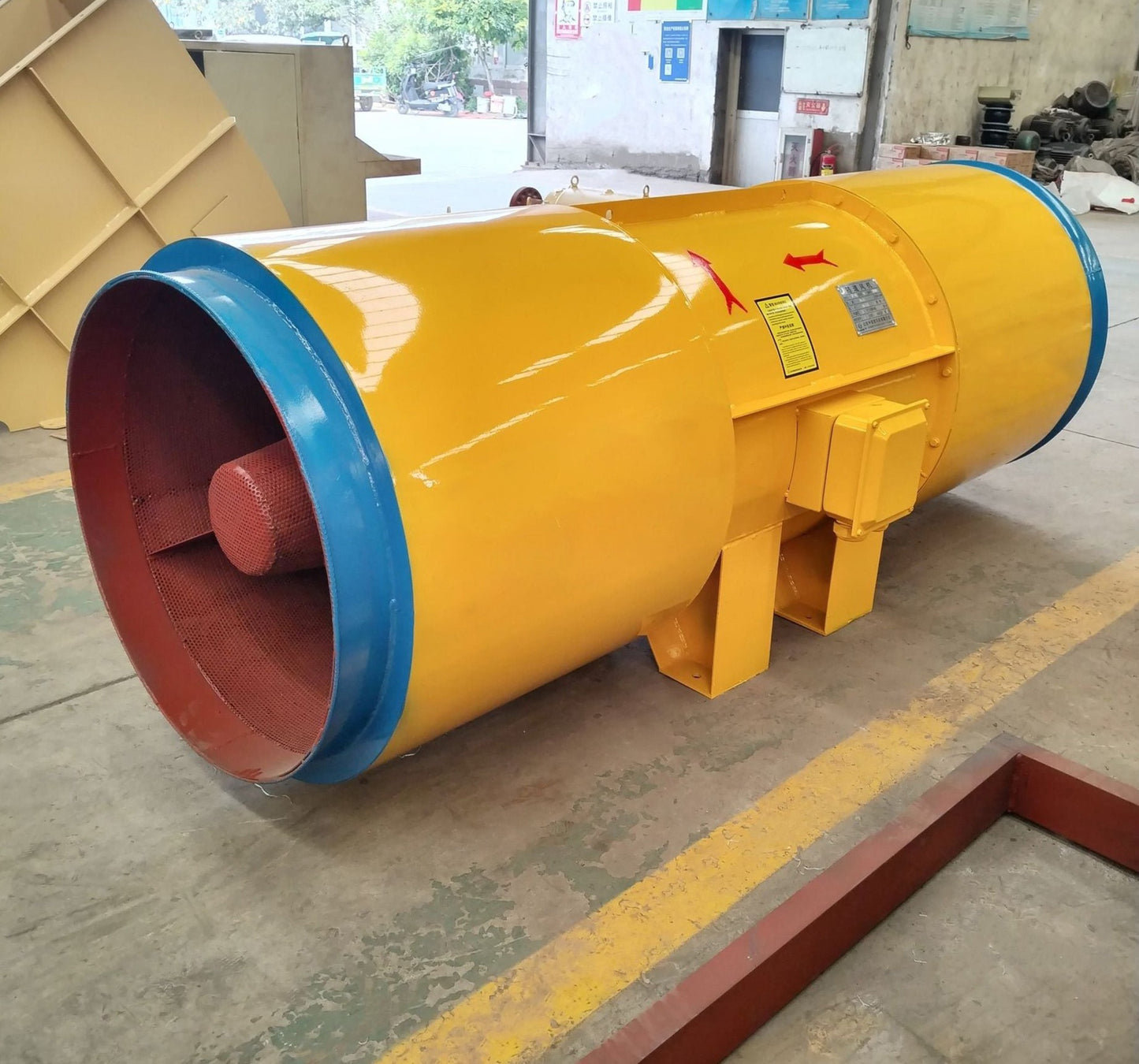 Single machine tunnel 55kw tunnel fan, single motor, double motor, three motors and four motors