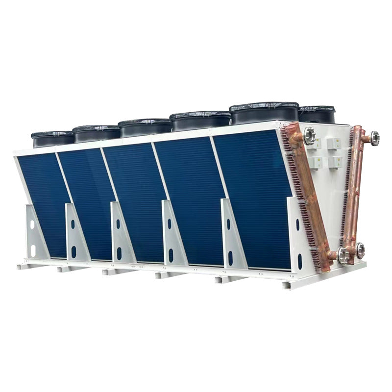 Customized V-shaped evaporator air-cooled coil dehumidifier aluminum f ...