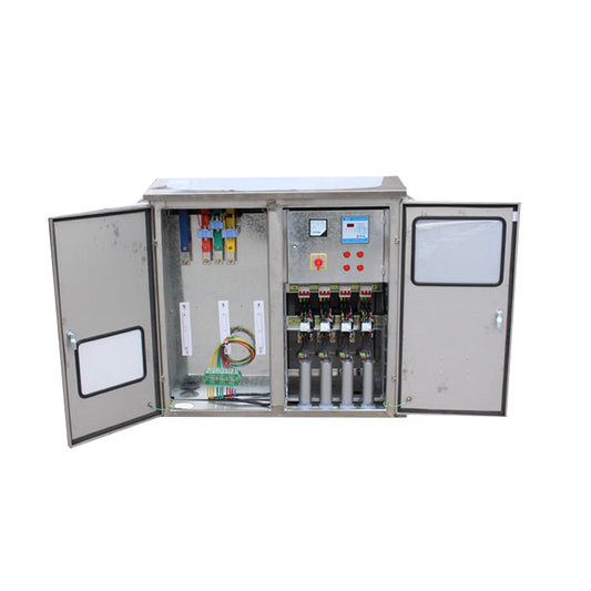 Rural power grid JP cabinet 800KVA stainless steel integrated distribution box fully automatic intelligent capacitor compensation cabinet 2 out of 3 out