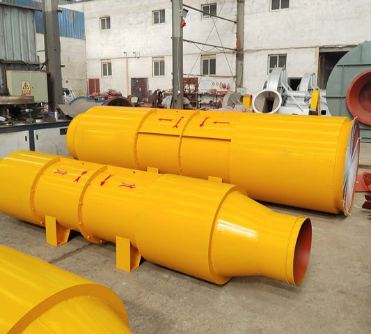 Extractable tunnel fan tunnel smoke exhaust and dust exhaust cooling fan mining tunnel construction fan 2*37kw