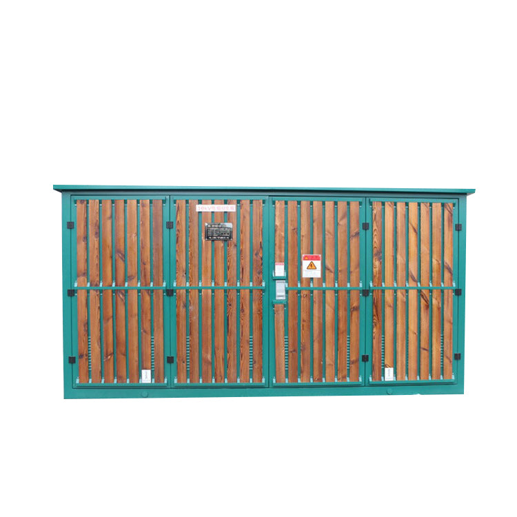 Wooden crate type substation shell landscape box transformer shell opening and closing box outer box