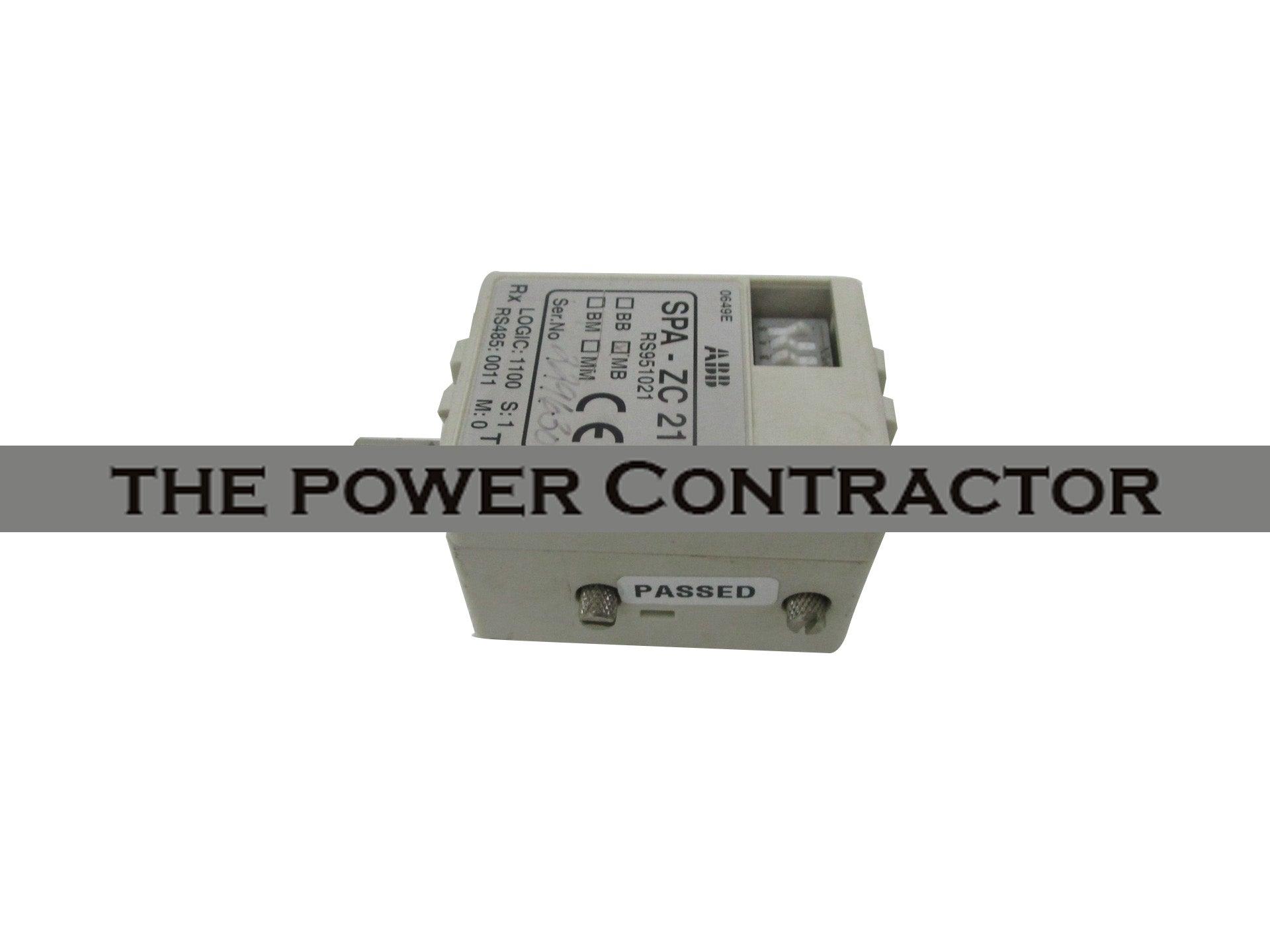 ABB SPA-ZC21 - Power Contractor