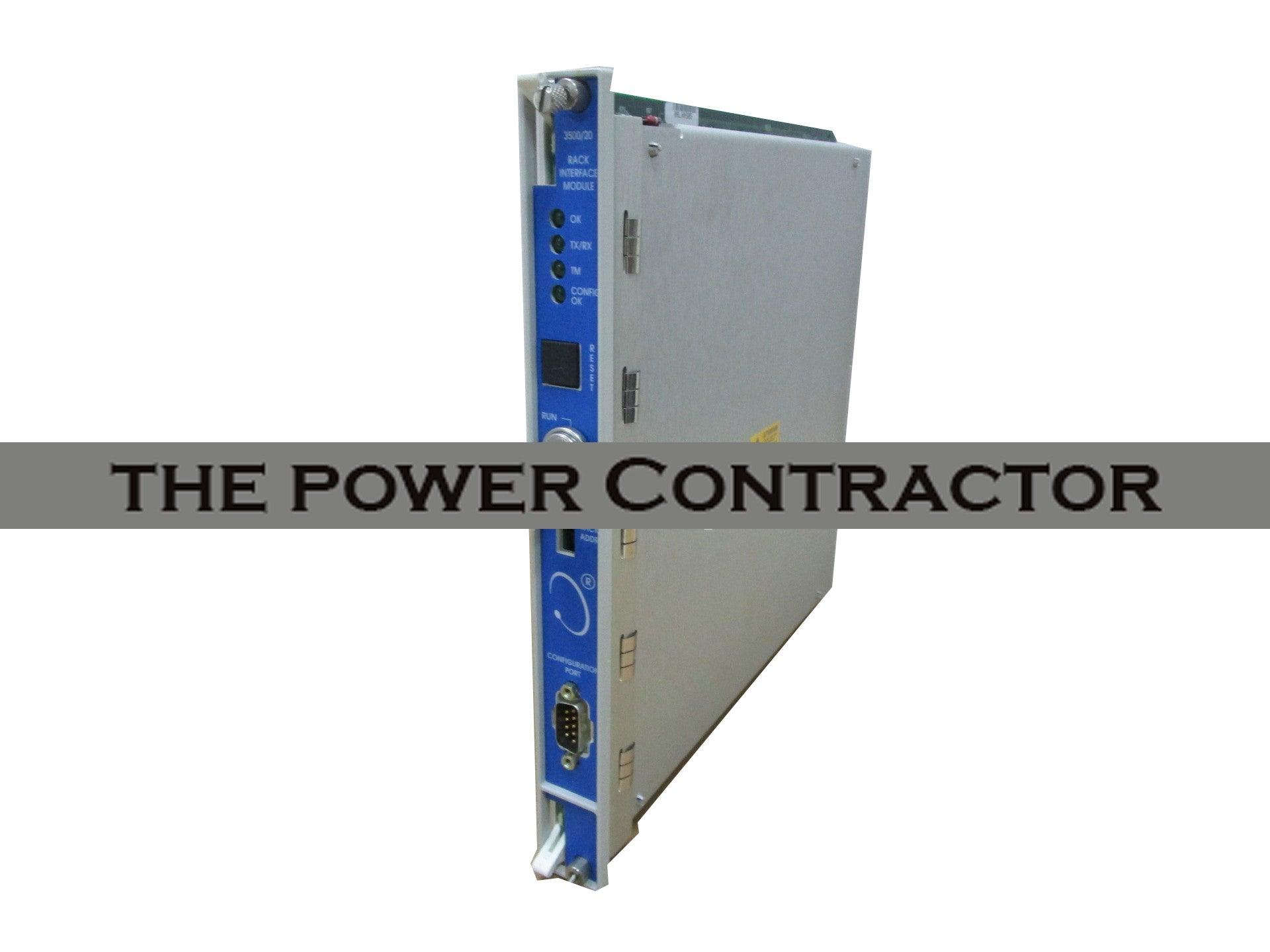 BENTLY 3500/62 - Power Contractor