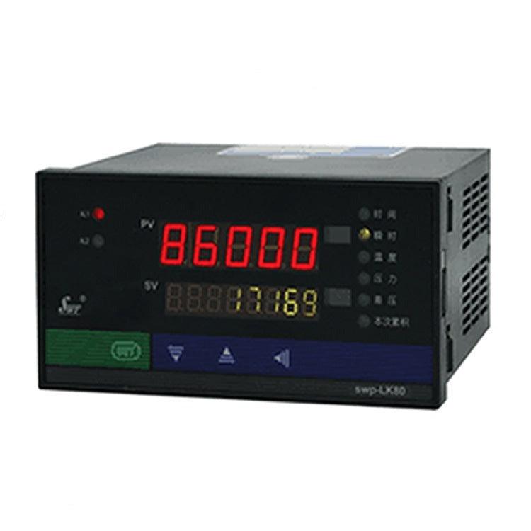 Liquid crystal display flow totalizer intelligent temperature and pres ...