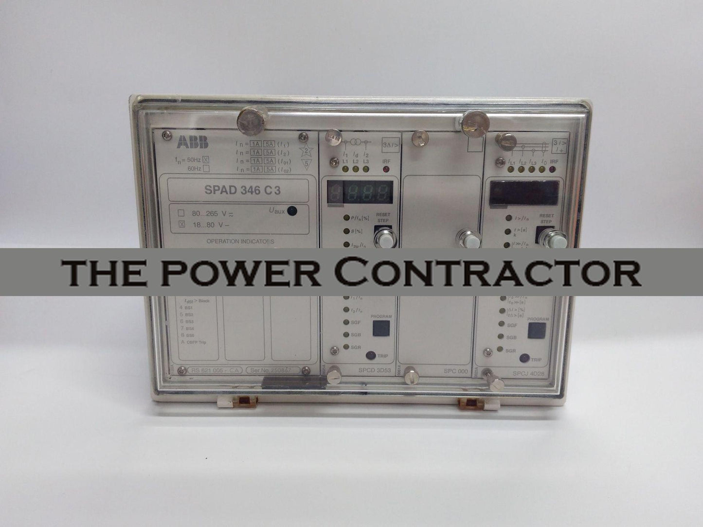 SPAD346C3 off-the-shelf controller - Power Contractor