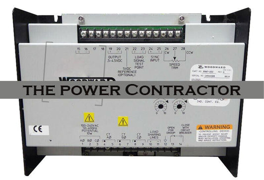 Woodward 9907-019 Spare Parts Product Warranty Offer - Power Contractor